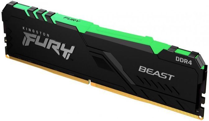 Пам'ять ПК Kingston DDR4 16GB 3200 FURY Beast RGB (KF432C16BB12A/16) [103843]