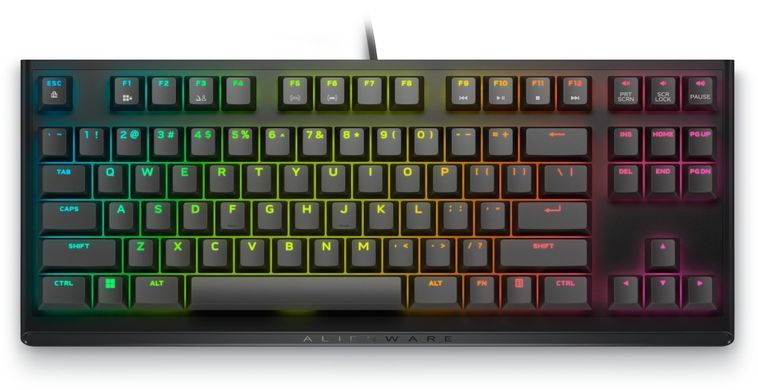 Клавіатура Dell Alienware Tenkeyless Gaming Keyboard - AW420K - Black (545-BBDY) [111231]
