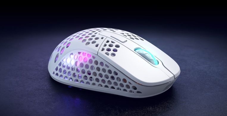 Миша Xtrfy M4, WL/USB-A, RGB, білий (M4W-RGB-WHITE) [104150]
