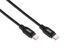 Кабель USB-C > USB-C заряджання/синхронізації 2E 1м, 60Вт Type-C, Glow, чорний (2E-CCCC-BL) [111736], фото 3
