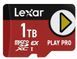 Карта пам&rsquo;яті MICRO SDXC 512GB UHS-I PLAY LEXAR (LMSXPS0512G-BNNNG) [502533], фото 1
