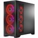 Корпус Modecom VOLCANO EXPANSE S ARGB 4x140mm fans MIDI USB 3.0x2+TYPE-C BLACK без БЖ ATX (AT-EXPANSE-SG-10-000000) [402983], фото 2