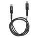 Кабель USB-C > USB-C заряджання/синхронізації 2E 1м, 240Вт Type-C, плетений, чорний (2E-CCCCAL-WH) [108551], фото 4