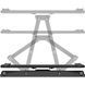 Кронштейн для ТВ AGN з поворотом/два коліна/32"-70"/40 кг/max.VESA 400x400/Black (AGN70-442P) [401727], фото 8