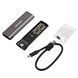 Зовнішня кишеня Maxxter M.2 NVMe PCIe, USB 3.1 Type-C Gen2, Metal, Black (EHDE-2280S-02) [620076], фото 3