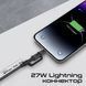 Кабель Promate USB Type-C - USB Type-C Lightning (M/M), 3A, 60W, 1.2 м, Black (powerlink-cci.black) [604429], фото 4