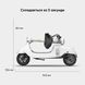 Електросамокат з сидінням OKAI Ceetle PRO EA10C White 10', 350(900)W, 25Km/h, 10.4Ah, 55Km, 20%, NFC, App.29kg (EA10C-W) [800006], фото 12