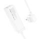 Мережевий подовжувач HOCO AC10A Barry PD65W GaN (2C2A with 1 socket) desktop charger White (6942007601689) [802777], фото 4