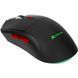 Мишка XTRIKE ME, ігрова бездротова Bluetooth+2.4G+Type-C, 10000dpi., 6кн., RGB, чорна (GW-613) [403805], фото 2