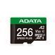 Карта пам'яті microSDXC (UHS-1 U3) A-DATA SPEED PLUS 256Gb Class 10 V30 A2 (R-180Mb/s W160Mb/s) (adapter SD) (UD256GUI3V30A2SP-RA1) [806445], фото 3