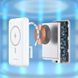 УМБ Choetech Magnetic Wireless 10000mAh 20W PD,QC3.0 USB-A+USB-C White (B663-ACWH) [402242], фото 7