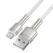 Кабель Baseus Cafule Series Metal Data Cable USB to IP 2.4A 1m White (CALJK-A02) [802340], фото 7