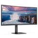 Монітор TFT 34" AOC, WQHD, VA, 100Гц, 1 мс, вигнутий, HDMI, DP, USB-C, USB-hub, колонки, чорний (CU34V5C/BK) [402042], фото 2