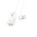 Мережевий подовжувач HOCO AC10A Barry PD65W GaN (2C2A with 1 socket) desktop charger White (6942007601689) [802777], фото 1