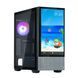 Корпус Zalman Z10 DS, без БЖ, 2xUSB3.0, 1хUSB Type-C, 2х120мм, 1x120мм ARGB, TG Side Panel, ATX, Monitor, чорний (Z10DSBLACK) [109565], фото 5