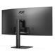Монітор TFT 34" AOC, WQHD, VA, 100Гц, 1 мс, вигнутий, HDMI, DP, USB-C, USB-hub, колонки, чорний (CU34V5C/BK) [402042], фото 5