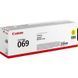 Картридж Canon 069 MF752Cdw/MF754Cdw/LBP673Cdw Yellow (5091C002) [618190], фото 1