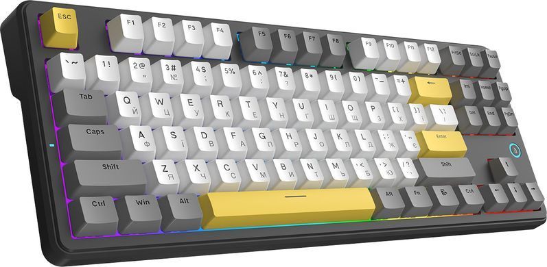 Клавіатура Ajazz AK870 V2 Flying Fish Switch Black USB-C (AK870-V2-FF-BGY) [618097]