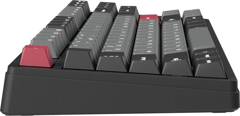 Клавіатура бездротова GamePro Asgard Ragnar Keychron Super Red Switch Black (MK285BK) [616005]