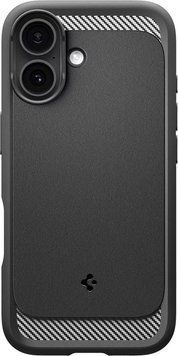 Чохол Spigen для iPhone 17, Rugged Armor MagFit, Matte Black (ACS10367) [111300]
