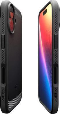 Чохол Spigen для iPhone 17, Rugged Armor MagFit, Matte Black (ACS10367) [111300]