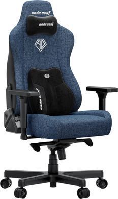 Крісло для геймерів Anda Seat Kaiser 3E XL Dark Blue Fabric (AD23YC-XL-09-S-CF-S01) [614537]