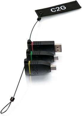 Комплект перехідників C2G Adapter Ring HDMI > mini Display Port, Display Port, USB-C (CG84268) [108552]