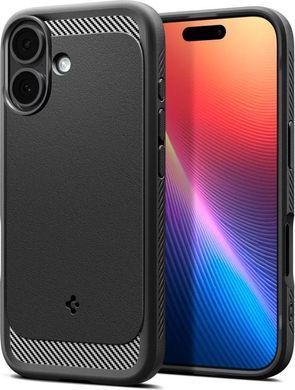 Чохол Spigen для iPhone 17, Rugged Armor MagFit, Matte Black (ACS10367) [111300]