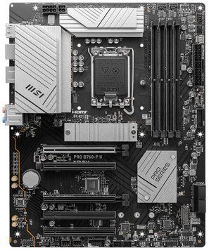 Материнcька плата MSI PRO B760-P II s1700 B760 4xDDR5 M.2 HDMI DP ATX (911-7E29-009) [109243]