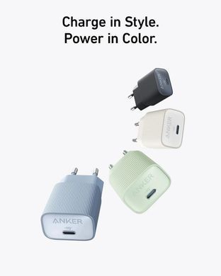 Мережевий зарядний пристрій Anker PowerPort 511 Nano IV - 30W USB-C Black (A2337G11) [201903]