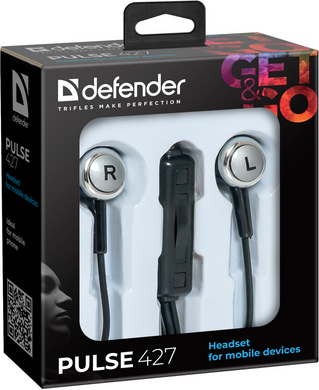 Гарнітура Defender Pulse 427 Black/Silver (63427) [201159]