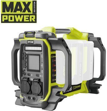 Інвертор напруги акумуляторний Ryobi Max Power RY36BI1800A-0 36В 1800/3000Вт розетка 2х220В рознім 4хUSB 2хType-C 5.66кг без АКБ та ЗП (5133004942) [106008]