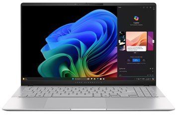 Ноутбук ASUS Vivobook S 15 S5507QA-MA058X 15.6" 3K OLED, Qualcomm X1E-78-10, 32GB, F1TB, UMA, Win11P, Сріблястий (90NB14Q2-M00490) [100325]