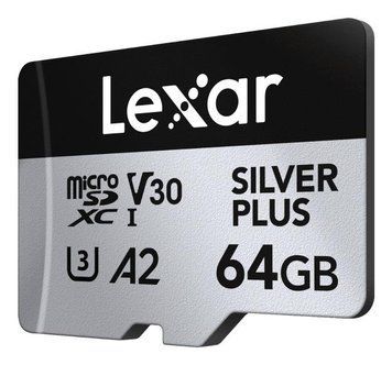 Карта пам&rsquo;яті MICRO SDXC 64GB UHS-I LEXAR (LMSSIPL064G-BNANG) [501169]