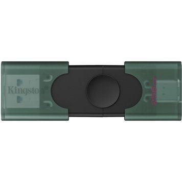 Флеш-накопичувач USB3.2 256GB Type-C Kingston DataTraveler Duo Green (DTDEG2/256GB) [614254]