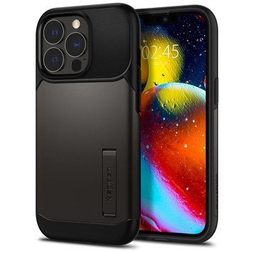 Чохол-накладка Spigen Slim Armor для Apple iPhone 13 Pro Gunmetal (ACS03303) [616317]