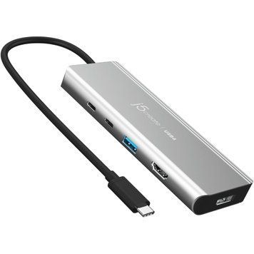 USB-хаб J5create USB-C 5-в-1 Grey (JCD401-N) [618233]