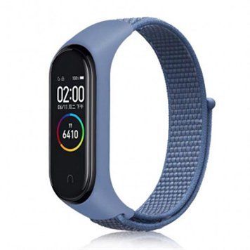 Ремінець BeCover Nylon Style для Xiaomi Mi Smart Band 5/Mi Smart Band 6 Blue (705417) [604618]