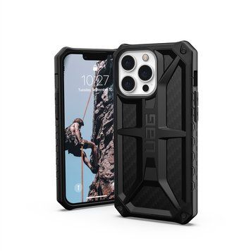Чохол-накладка Urban Armor Gear Monarch для Apple iPhone 13 Pro Carbon Fiber (113151114242) [601145]