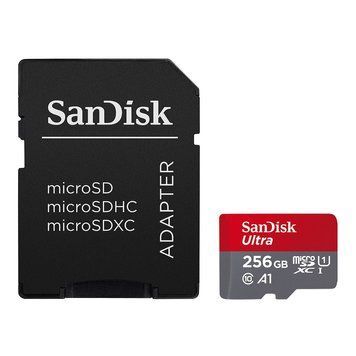 Карта пам'яті microSDXC (UHS-1) SanDisk Ultra 256Gb class 10 A1 (150MB/s) (adapter SD) (SDSQUAC-256G-GN6MA) [802846]