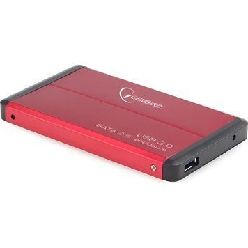 Зовнішня кишеня Gembird для підключення SATA HDD 2.5", USB 3.0, Red (EE2-U3S-2-R) [607016]