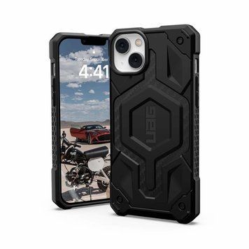 Чохол-накладка Urban Armor Gear Monarch Pro Magsafe для Apple iPhone 14 Plus/15 Plus Kevlar Black (114029113940) [601679]