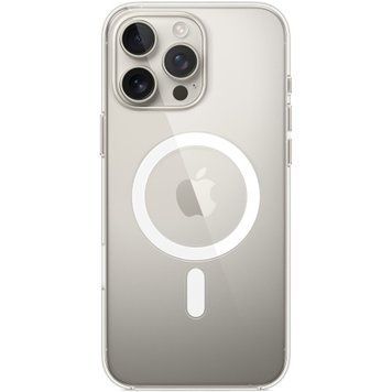 Чохол-накладка Apple Clear Case with MagSafe для Apple iPhone 16 Pro Max Transparent (MA7F4) [614584]