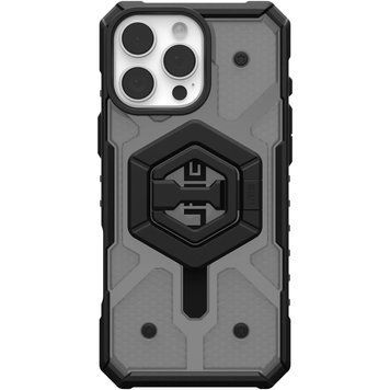 Чохол-накладка Urban Armor Gear Magsafe для Apple iPhone 16 Pro Max Ash/Black Stand (1144651BV02) [616754]
