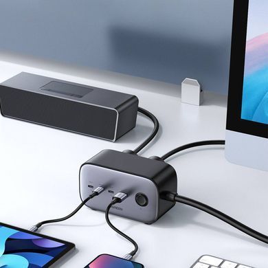 Зарядний пристрій 4xUSB 100W (3хUSB-C + USB-A + 2хSchuko) CD270 Nexode Pro Ugreen (60167) [402114]