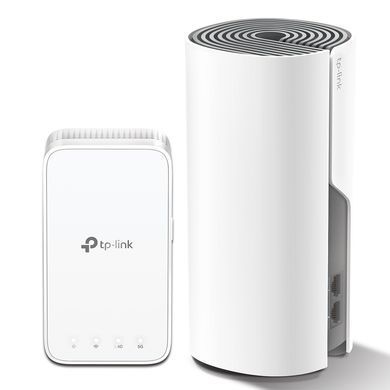 Система WiFi-Mesh TP-LINK Deco E3 (Deco E4R + Deco M3W), AC1200, 2xFE LAN/WAN (DECO-E3-2-PACK) [14468]