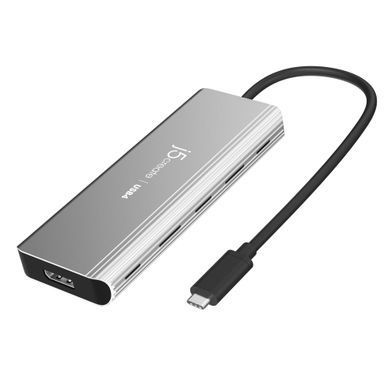 USB-хаб J5create USB-C 5-в-1 Grey (JCD401-N) [618233]
