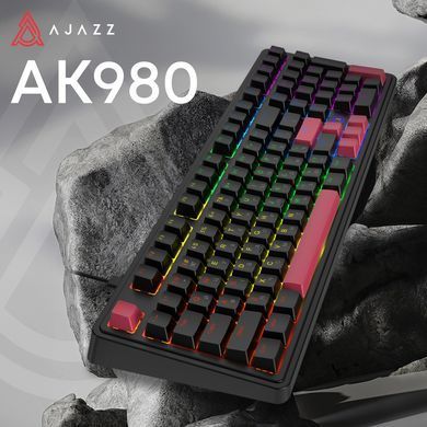 Клавіатура Ajazz AK980 Red Switch Black USB-C (AK980-R-BR) [618098]