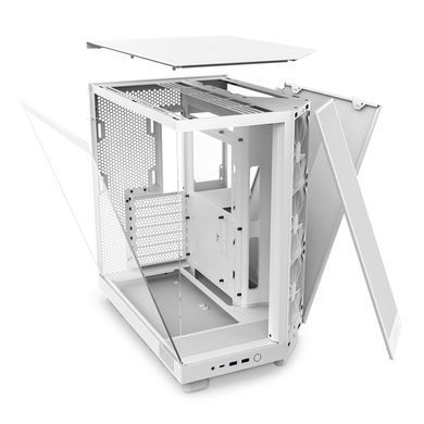 Корпус NZXT H6 Flow White без БЖ (CC-H61FW-01) [614341]