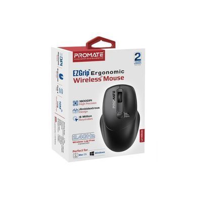 Миша бездротова Promate UniGlide Black (uniglide.black) [606676]
